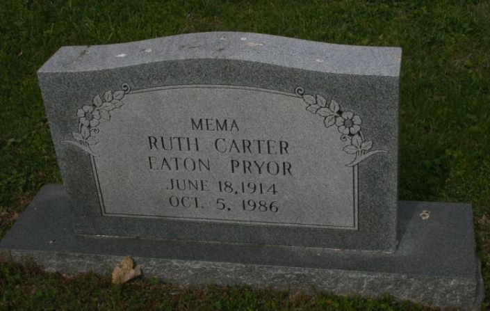 Pryor,Ruth Carter Eaton