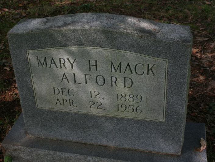 alford,mary mack'
