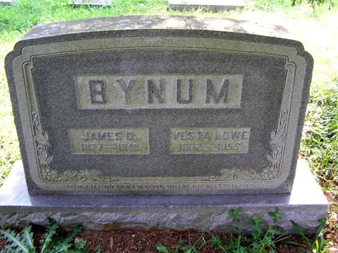 Bynum,James D & Vesta Lowe