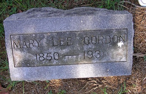 Gordon,Mary Lee