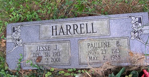 Harrell,Jesse J & Pauline B