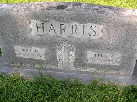 Harris,Lela S & Will
