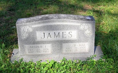 James,Arthur F & Lizzie Mai