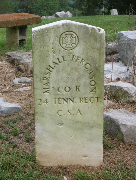 Marshall Fergason grave marker