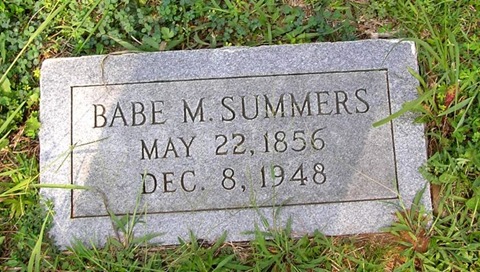 Summers,Babe M