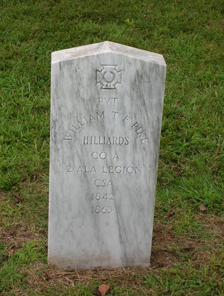 WilliamT. F. Pike grave marker